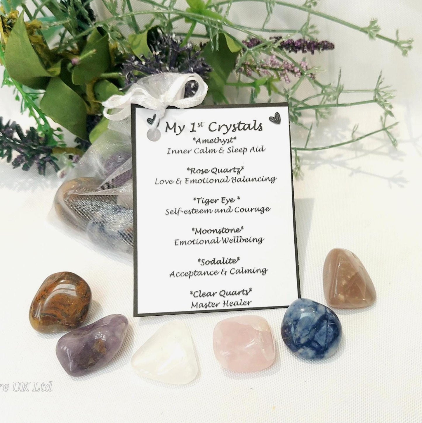 My 1st Crystal's Personalised Starter Box, Unique Gift for Young Explorers! Children's Birthday & Christmas Crystal Box, Kids Crystals Gift.