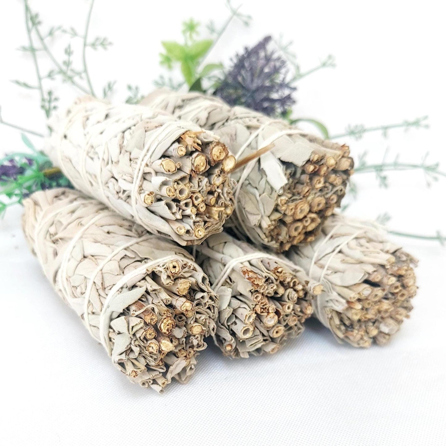 White Sage Smudge Kit with 12cm Abalone Shell, Energy Cleansing Kit, Aromatherapy Smudge Set, Spiritual Gift, Crystal Cleansing, UK Seller.