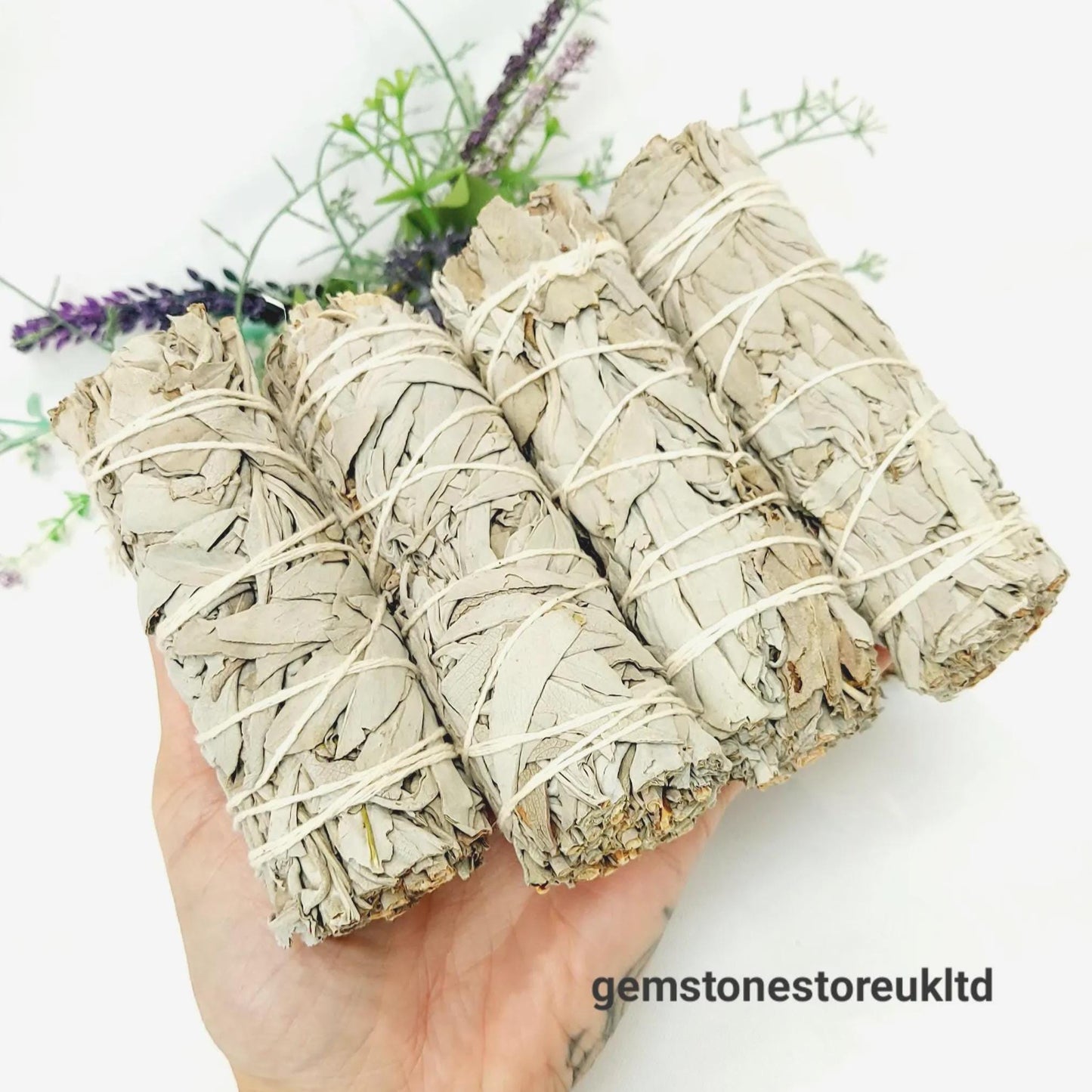 Go Smudge Yourself Wall Plaque Kit, Includes White Sage Smudge Stick & 14cm Scallop Shell. Choose Full Set or Individual Items, UK Seller