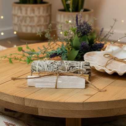 Boho altar scene