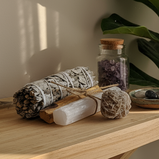 Cozy spiritual corner