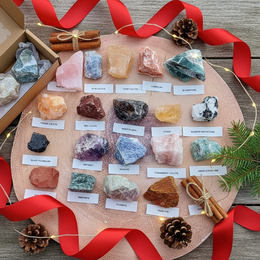 Crystals Spread from Box
