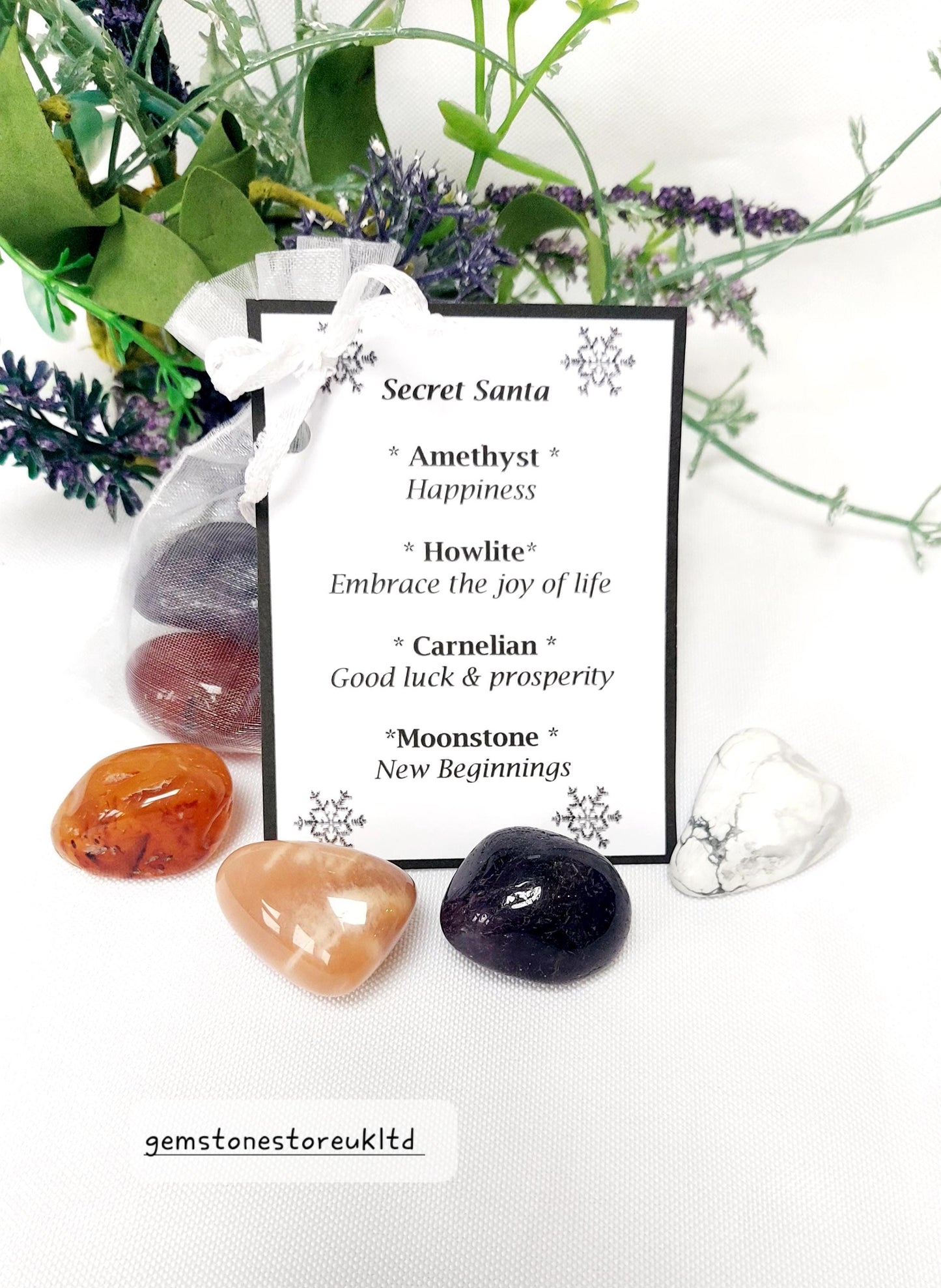 Secret Santa Unique Crystal Gift for Christmas Surprise: Secret Santa, Christmas Eve Gift, Friend Gift, Colleague gift, Christmas Present.