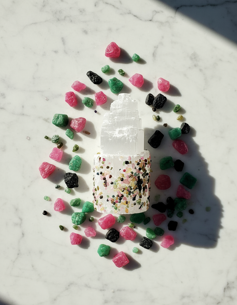 Flat lay composition