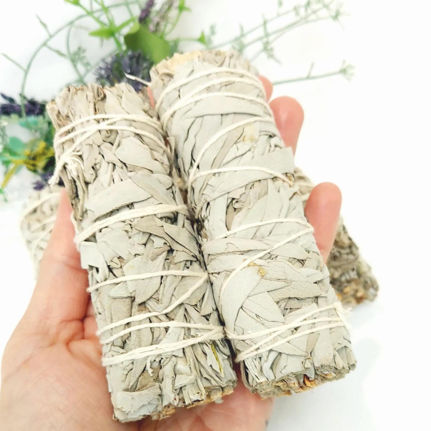 Go Smudge Yourself Wall Plaque Kit, Includes White Sage Smudge Stick & 14cm Scallop Shell. Choose Full Set or Individual Items, UK Seller