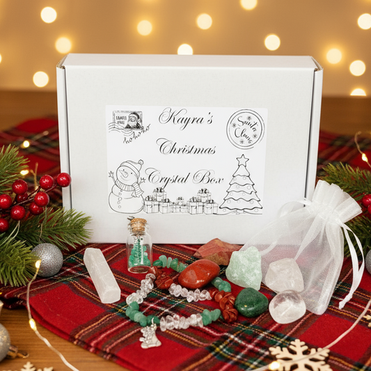 Personalised Children's Christmas Stocking Filler Gift Set, Festive Stocking Stuffers for Kids, Kids' Magical Crystal Goodie Bag, UK Seller.