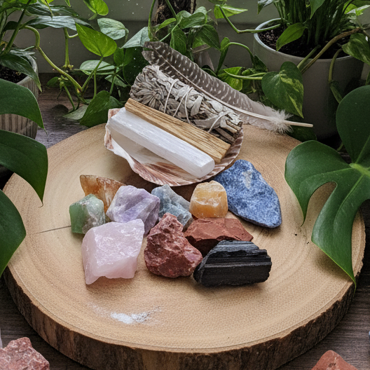 Spiritual cleansing meditation scene